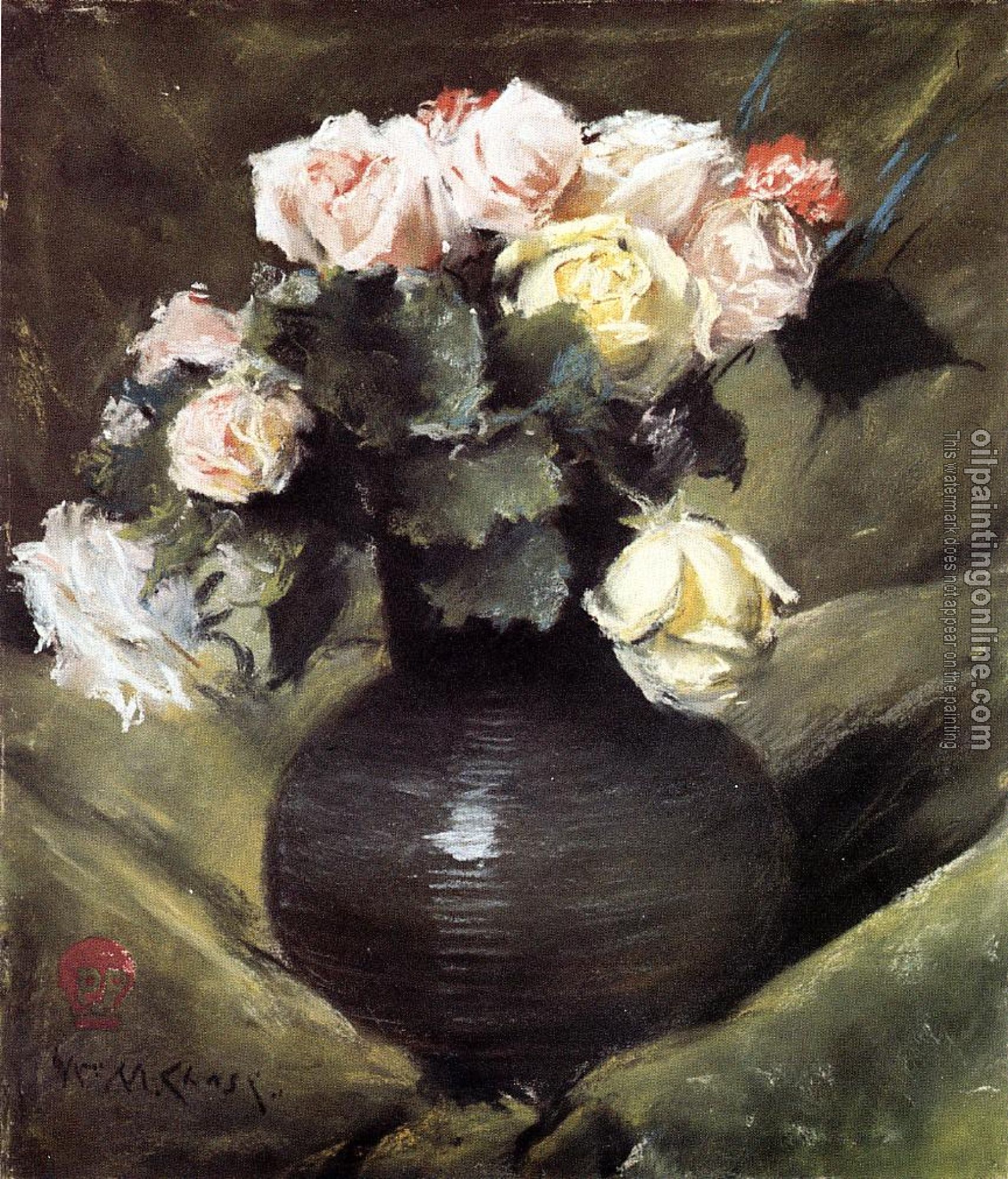 Chase, William Merritt - Flowers aka Roses